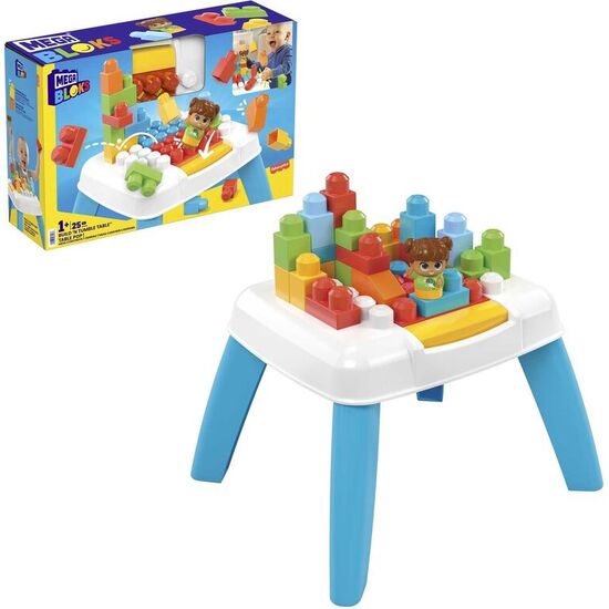 MESA CONSTRUYE Y DESTRUYE MEGA BLOKS 30PZS image 0