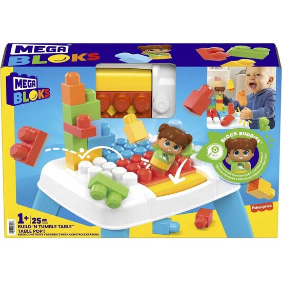 MESA CONSTRUYE Y DESTRUYE MEGA BLOKS 30PZS image 1