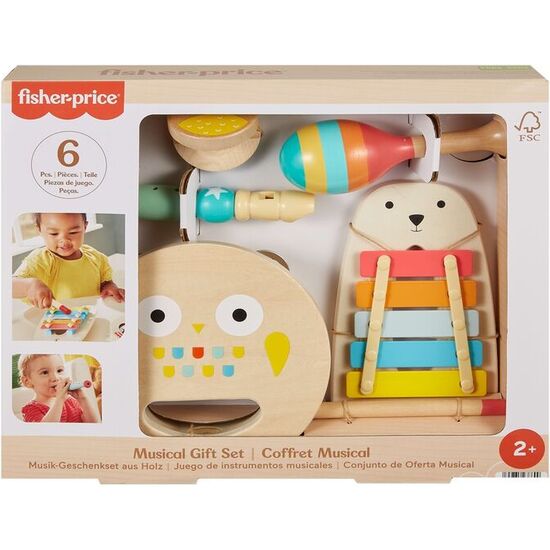 KIT INSTRUMENTOS MUSICALES MADERA image 0