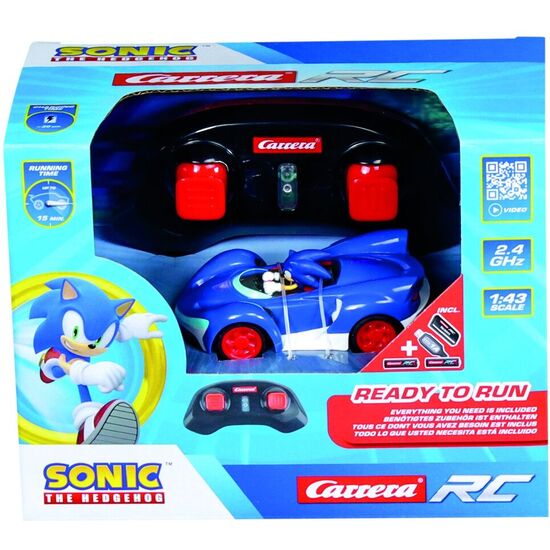 COCHE RADIO CONTROL RACING RC TEAM SONIC THE HEDGEHOG image 0