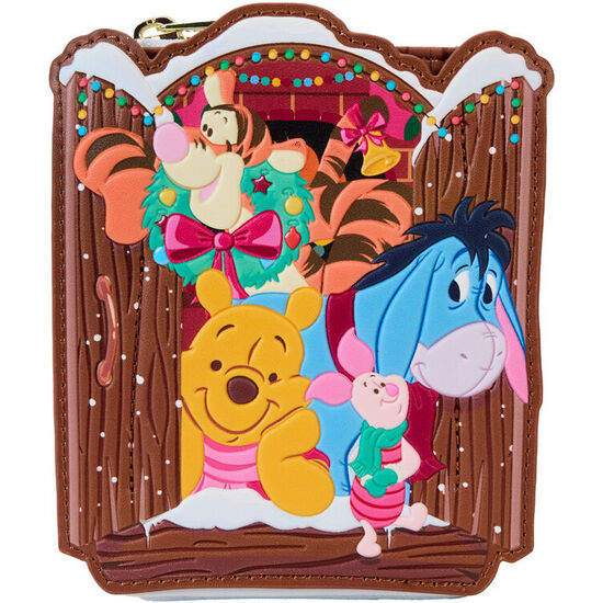 CARTERA HOLIDAY FRIENDS WINNIE THE POOH DISNEY LOUNGEFLY image 0