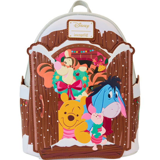 MOCHILA HOLIDAY FRIENDS WINNIE THE POOH DISNEY LOUNGEFLY image 1