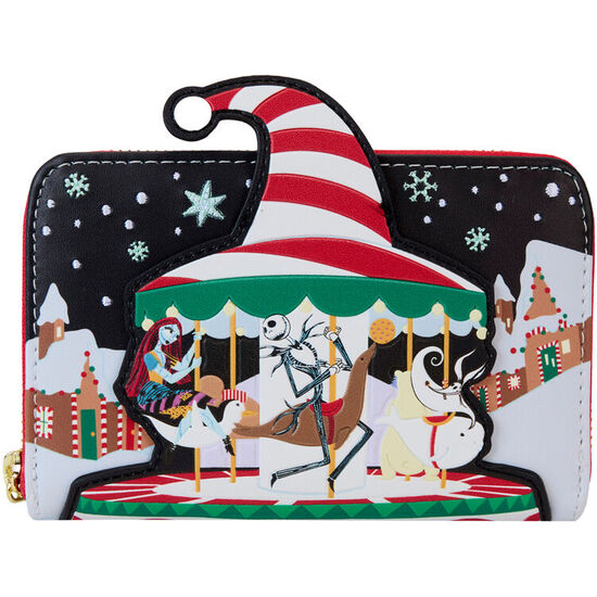 CARTERA JOURNEY TO CHRISTMAS TOWN PESADILLA ANTES DE NAVIDAD DISNEY LOUNGEFLY image 0