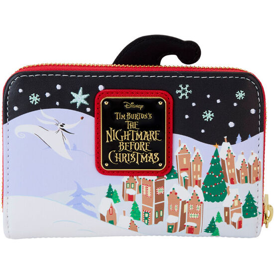 CARTERA JOURNEY TO CHRISTMAS TOWN PESADILLA ANTES DE NAVIDAD DISNEY LOUNGEFLY image 1