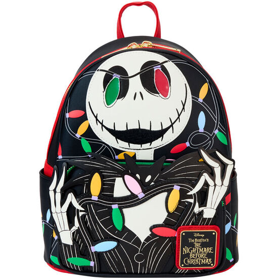 MOCHILA SMILING JACK PESADILLA ANTES DE NAVIDAD DISNEY LOUNGEFLY image 0