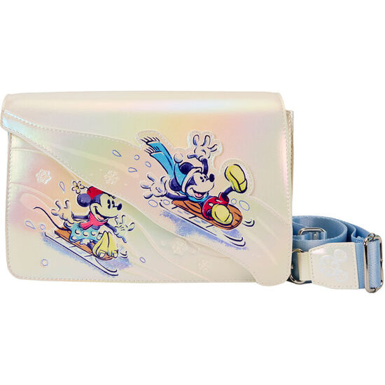 BANDOLERA WINTER WONDERLAND MICKEY AND FRIENDS DISNEY LOUNGEFLY image 0