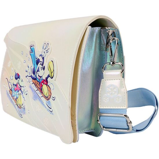 BANDOLERA WINTER WONDERLAND MICKEY AND FRIENDS DISNEY LOUNGEFLY image 2