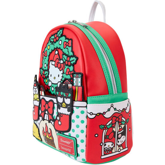 MOCHILA CHRISTMAS HELLO KITTY SANRIO LOUNGEFLY 26CM image 2