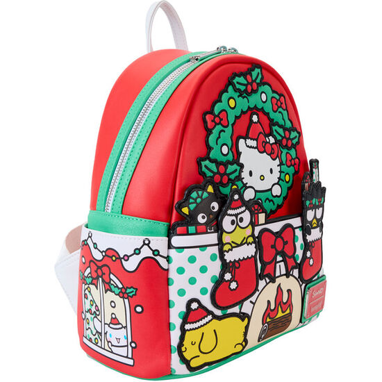 MOCHILA CHRISTMAS HELLO KITTY SANRIO LOUNGEFLY 26CM image 3