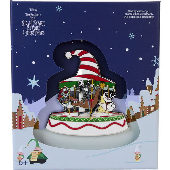 PIN TOWN CAROUSEL PESADILLA ANTES DE NAVIDAD DISNEY LOUNGEFLY image 0