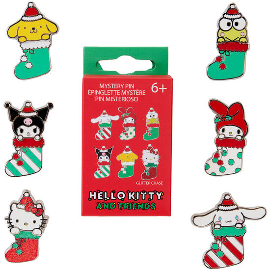 BLIND BOX ENAMEL PIN WINTER WONDERLAND SANRIO SURTIDO image 0