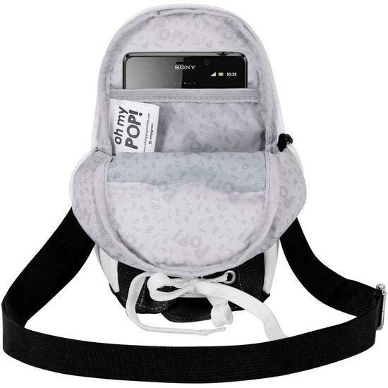 BOLSO BANDOLERA SNEAKERS BLACK OH MY POP! image 1