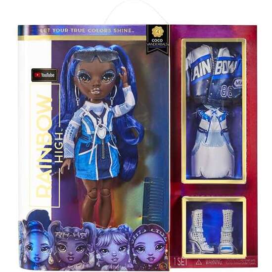 RAINBOW HIGH CORE FASHION DOLL- COCO VANDERBALT (COBALT) image 2