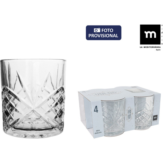 SET 4 VASOS 350CC VOLOS MD image 0