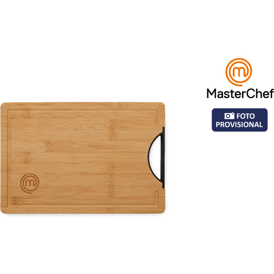 TABLA CORTAR BAMBU C/ASAS 50X35CM MASTERCHEF image 1