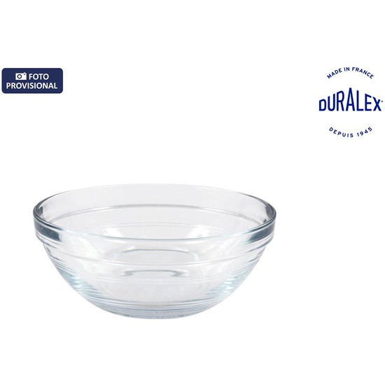 $ BOL Ø14CM/50CL TRANSP. RED LYS image 0