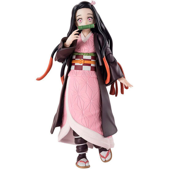 FIGURA S.H FIGUARTS NEZUKO KAMADO DEMON SLAYER KIMETSU NO YAIBA 13CM image 0