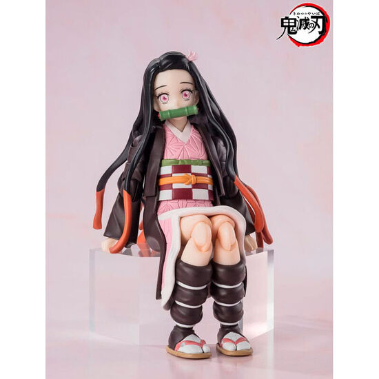 FIGURA S.H FIGUARTS NEZUKO KAMADO DEMON SLAYER KIMETSU NO YAIBA 13CM image 2