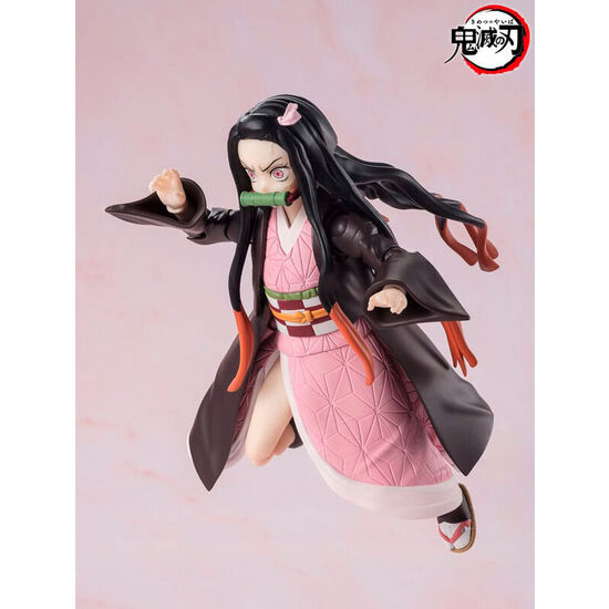 FIGURA S.H FIGUARTS NEZUKO KAMADO DEMON SLAYER KIMETSU NO YAIBA 13CM image 3
