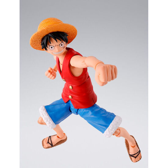FIGURA S.H FIGUARTS MONKEY D LUFFY ROMANCE DAWN ONE PIECE 14CM image 1