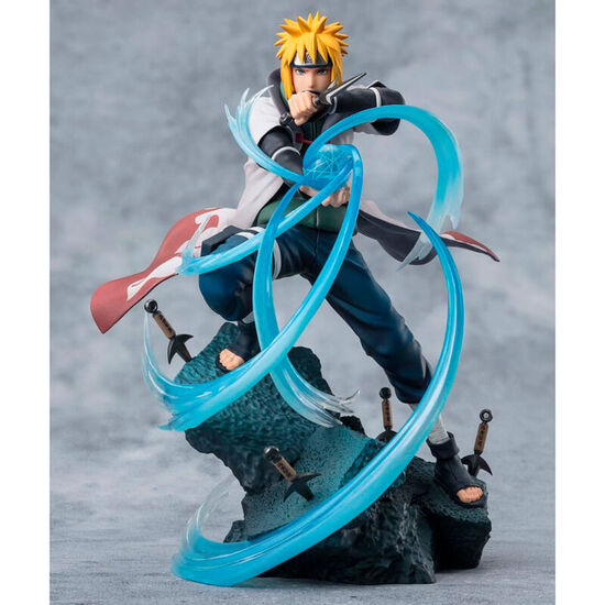 FIGURA FIGUARTS ZERO EXTRA BATTLE MINATO NAMIKAZE RASENGAN NARUTO SHIPPUDEN 20CM image 0