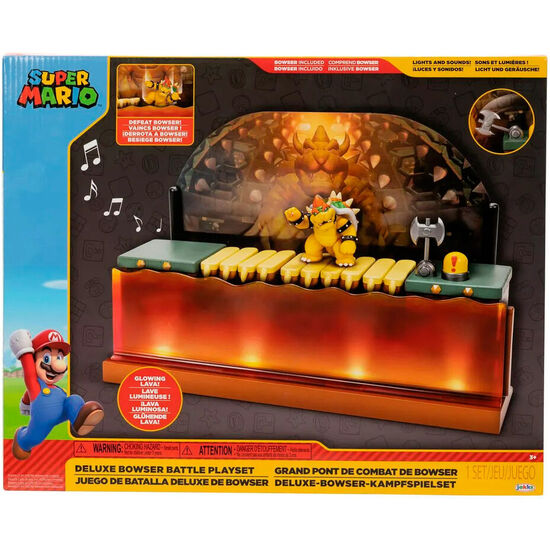 PLAYSET BATALLA CONTRA BOWSER DELUXE SUPER MARIO BROS image 1