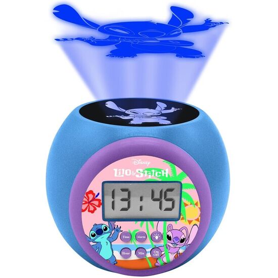 RELOJ ALARMA PROYECTOR STITCH DISNEY image 1