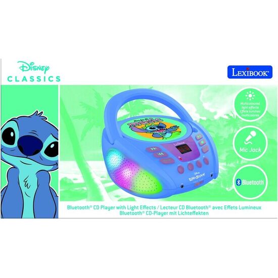 REPRODUCTOR DE CD STITCH DISNEY image 0
