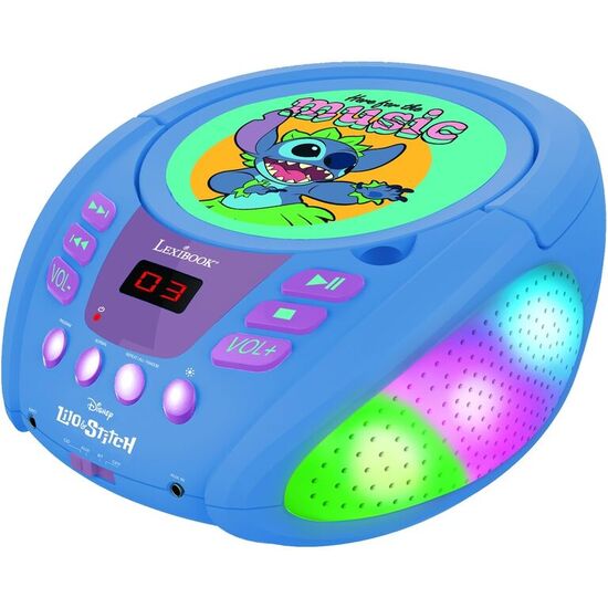REPRODUCTOR DE CD STITCH DISNEY image 1