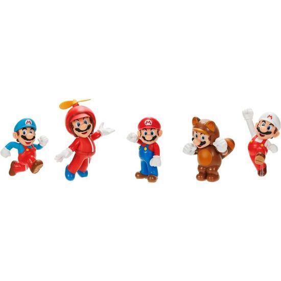 BLISTER 5 FIGURAS SUPER MARIO BROS 6CM image 1