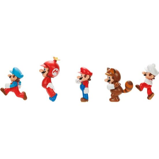 BLISTER 5 FIGURAS SUPER MARIO BROS 6CM image 2