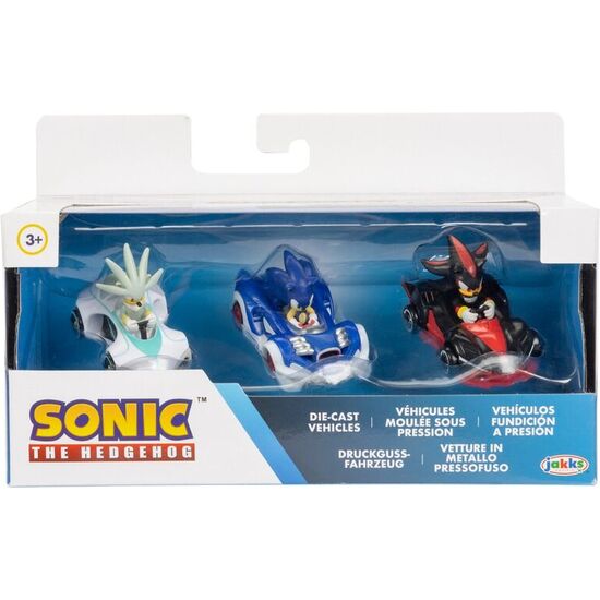 BLISTER 3 VEHICULOS SONIC THE HEDGEHOG image 0