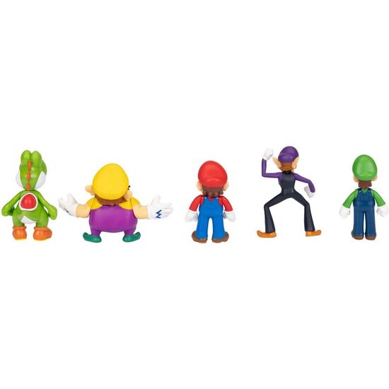 BLISTER 5 FIGURAS SUPER MARIO BROS 6CM image 3