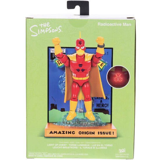 FIGURA RADIOACTIVE MAN LOS SIMPSONS 13CM image 1