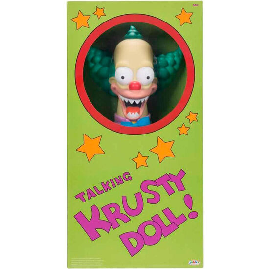 MUÑECO PARLANTE KRUSTY EL PAYASO LOS SIMPSONS INGLES 44CM image 1