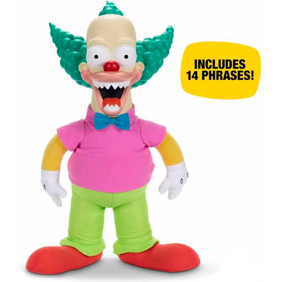 MUÑECO PARLANTE KRUSTY EL PAYASO LOS SIMPSONS INGLES 44CM image 2