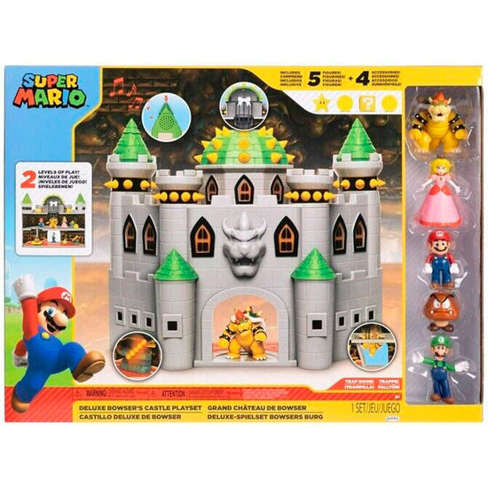 PLAYSET BOWSER CASTILLO SUPER MARIO BROS image 0