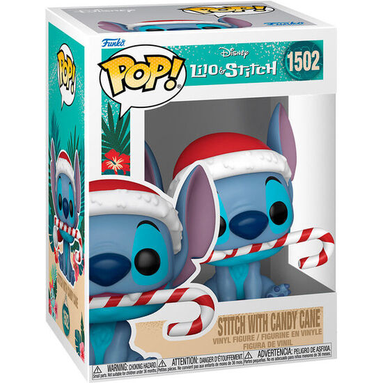 FIGURA POP DISNEY STITCH WITH CANDY CANE image 0