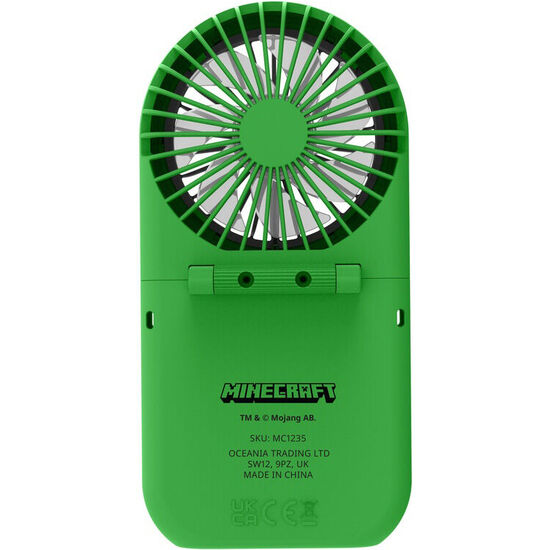 MINI VENTILADOR PLEGABLE PORTATIL 3D MINECRAFT image 0