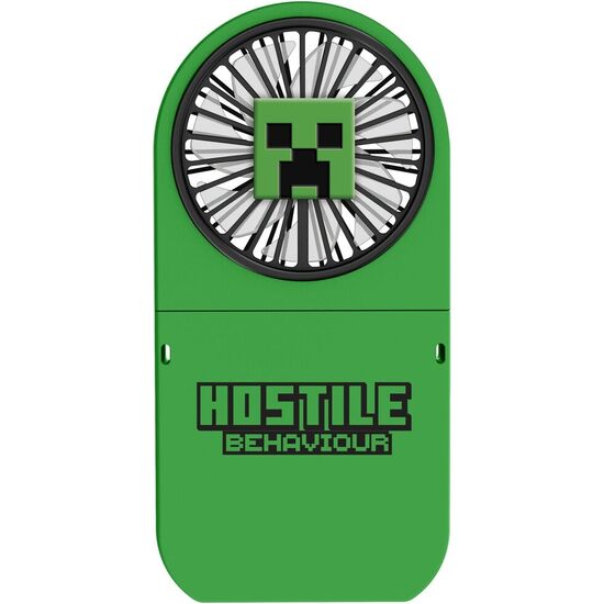 MINI VENTILADOR PLEGABLE PORTATIL 3D MINECRAFT image 1