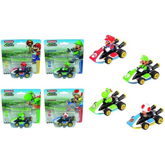 COCHE PULL & SPEED MARIO KART 8 SURTIDO image 0