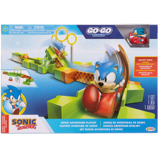 PLAYSET SONIC & KNUCKLES GO GO RACERS SONIC SURTIDO image 1