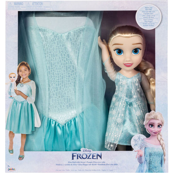 MUÑECA ELSA + DISFRAZ FROZEN 2 DISNEY 38CM image 0