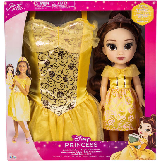 MUÑECA BELLA + DISFRAZ LA BELLA Y LA BESTIA DISNEY 38CM image 0