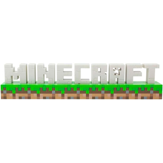 LAMPARA LOGO MINECRAFT image 0