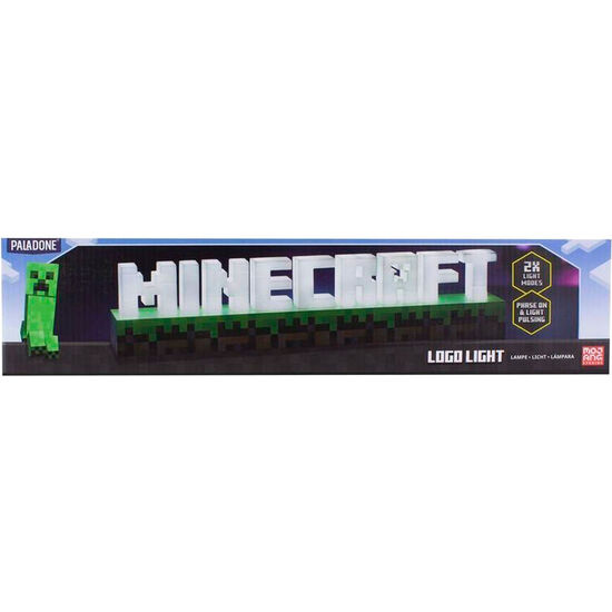 LAMPARA LOGO MINECRAFT image 1