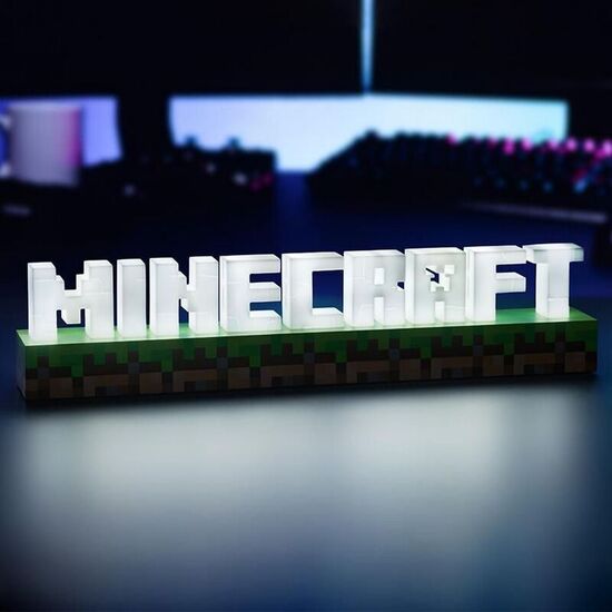 LAMPARA LOGO MINECRAFT image 2