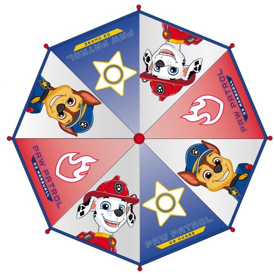 PARAGUAS MANUAL POE BURBUJA PAW PATROL image 0