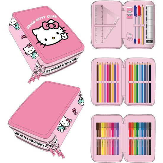PLUMIER CON ACCESORIOS GIOTTO HELLO KITTY image 0