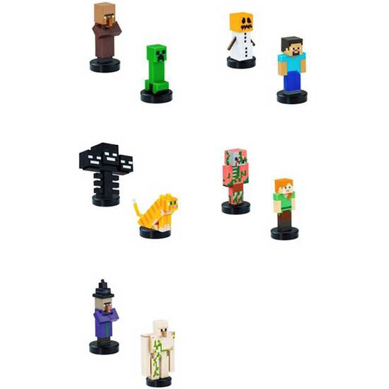 PACK 2 FIGURAS C/SELLO MINECRAFT image 0